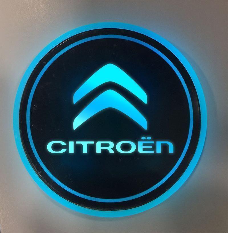 Hot Sale π50% OFF π7 Colors Led Car Logo Cup Lights up Holder(1 pair)