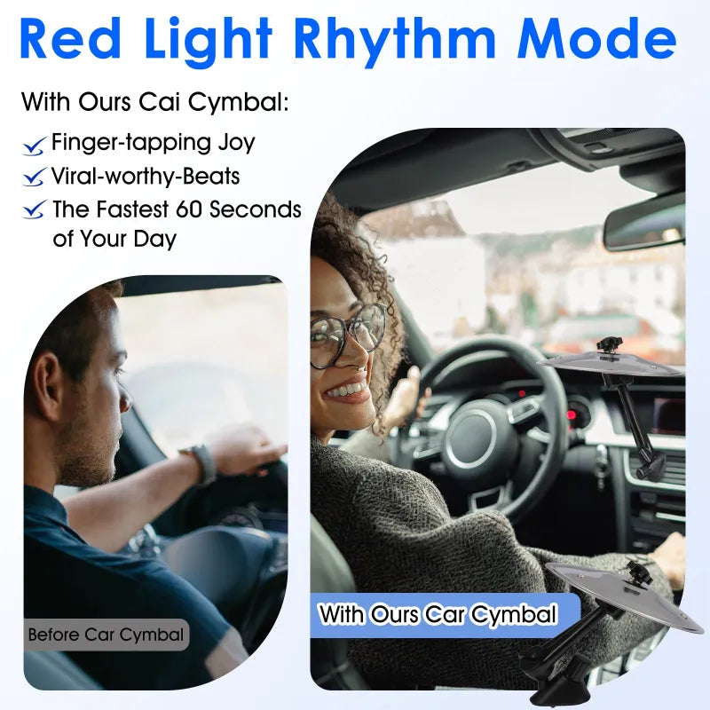 🎶 Car Crash Cymbal Air Vent - Make Your Driving More Fun🚗