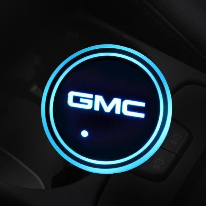 Hot Sale π50% OFF π7 Colors Led Car Logo Cup Lights up Holder(1 pair)