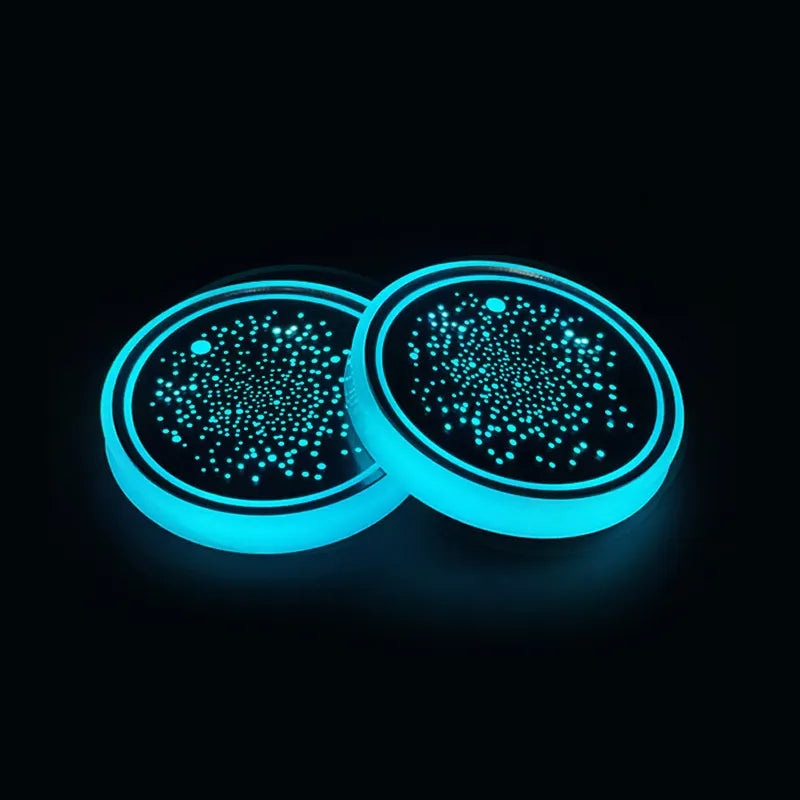 Hot Sale π50% OFF π7 Colors Led Car Logo Cup Lights up Holder(1 pair)