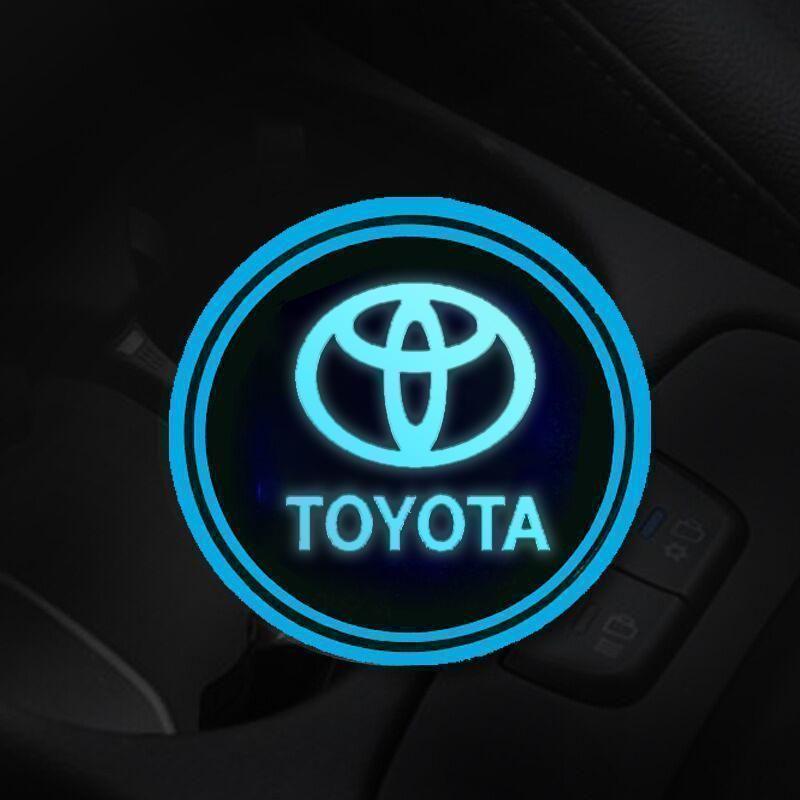 Hot Sale π50% OFF π7 Colors Led Car Logo Cup Lights up Holder(1 pair)