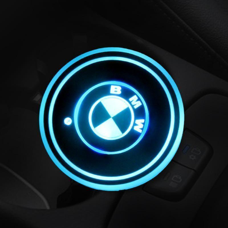 Hot Sale π50% OFF π7 Colors Led Car Logo Cup Lights up Holder(1 pair)