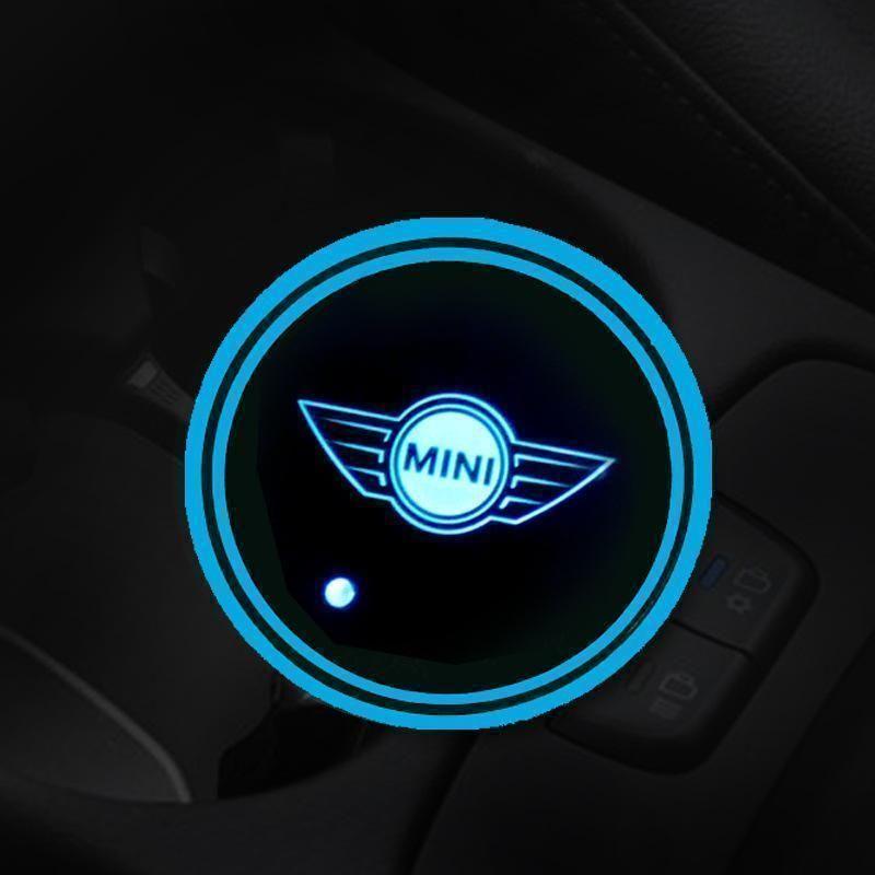 Hot Sale π50% OFF π7 Colors Led Car Logo Cup Lights up Holder(1 pair)