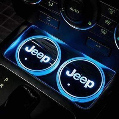 Hot Sale π50% OFF π7 Colors Led Car Logo Cup Lights up Holder(1 pair)