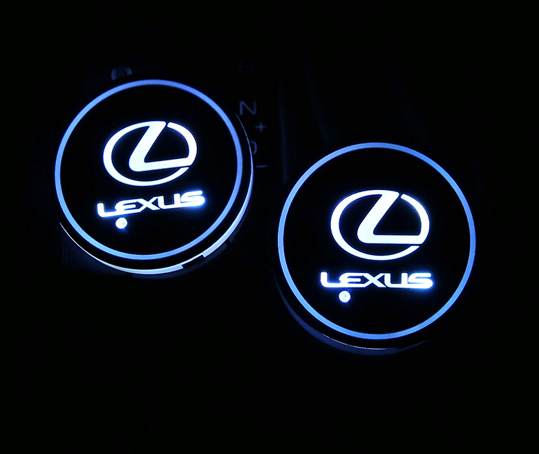 Hot Sale π50% OFF π7 Colors Led Car Logo Cup Lights up Holder(1 pair)