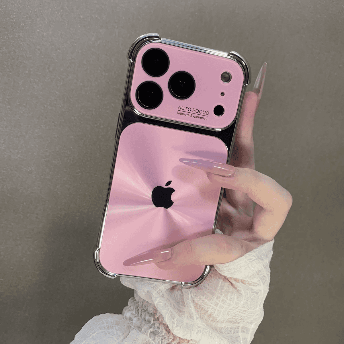 Full-size Shockproof Phone Case with AI button and CD Pattern for iPhone Series